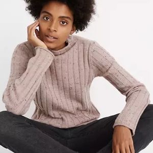Madewell Donegal Evercrest Turtleneck Sweater in Coziest Yarn size L